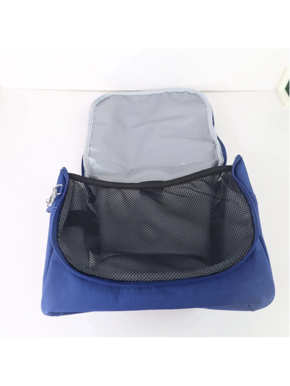 Kipling Toiletry Bag Travel Organizer Cosmetic Makeup Pouch Zip Case Nylon